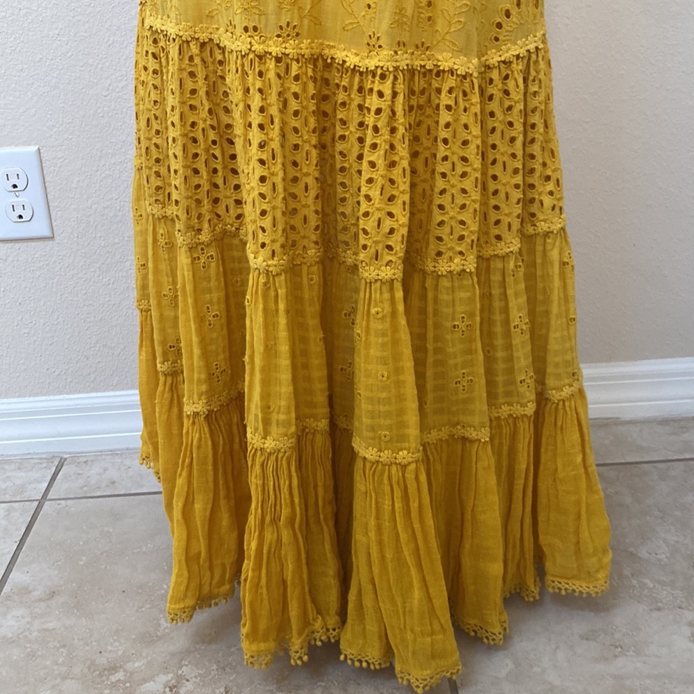 Anthropologie Payal Jain Fallon Dress yellow - Picture 8 of 11